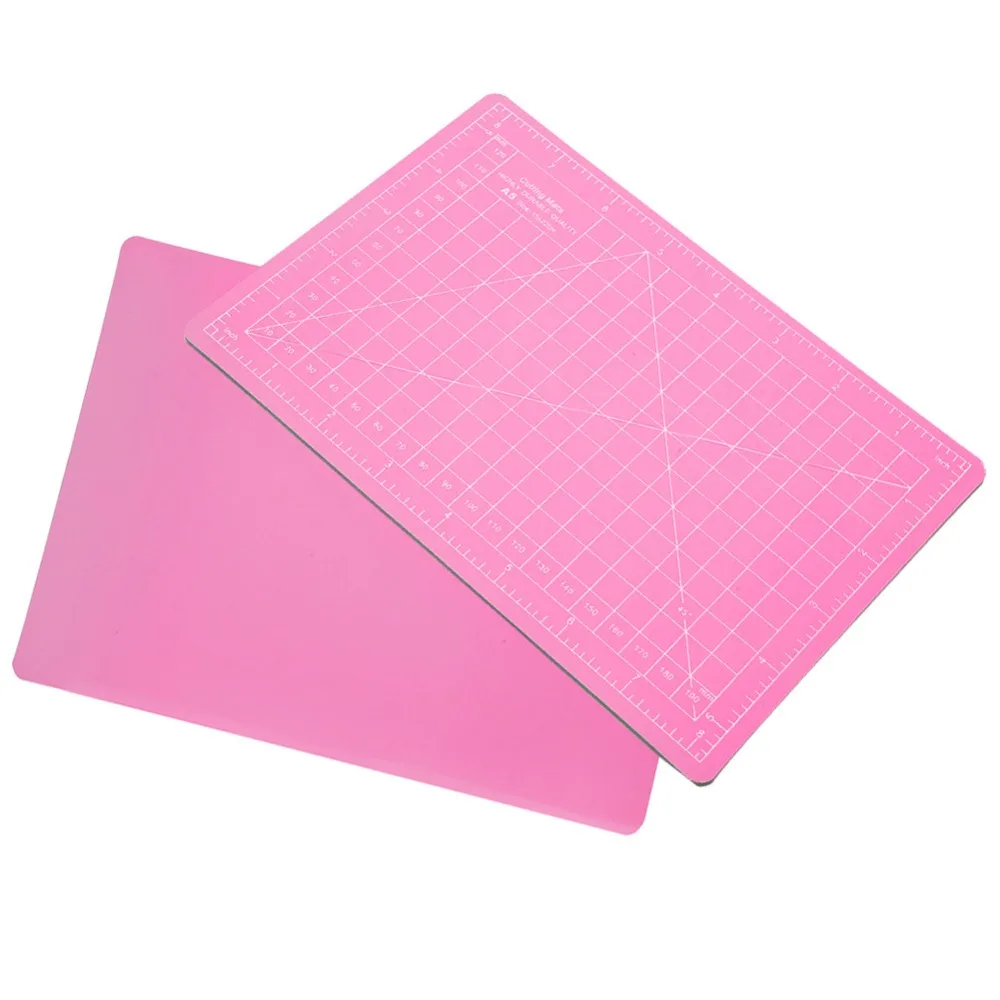 4pcs Durable Self-relaxing Surface Cutting Mat Scale Grid A5 Size A5 Cutting Mat Craft Cutting Pad For Crafting