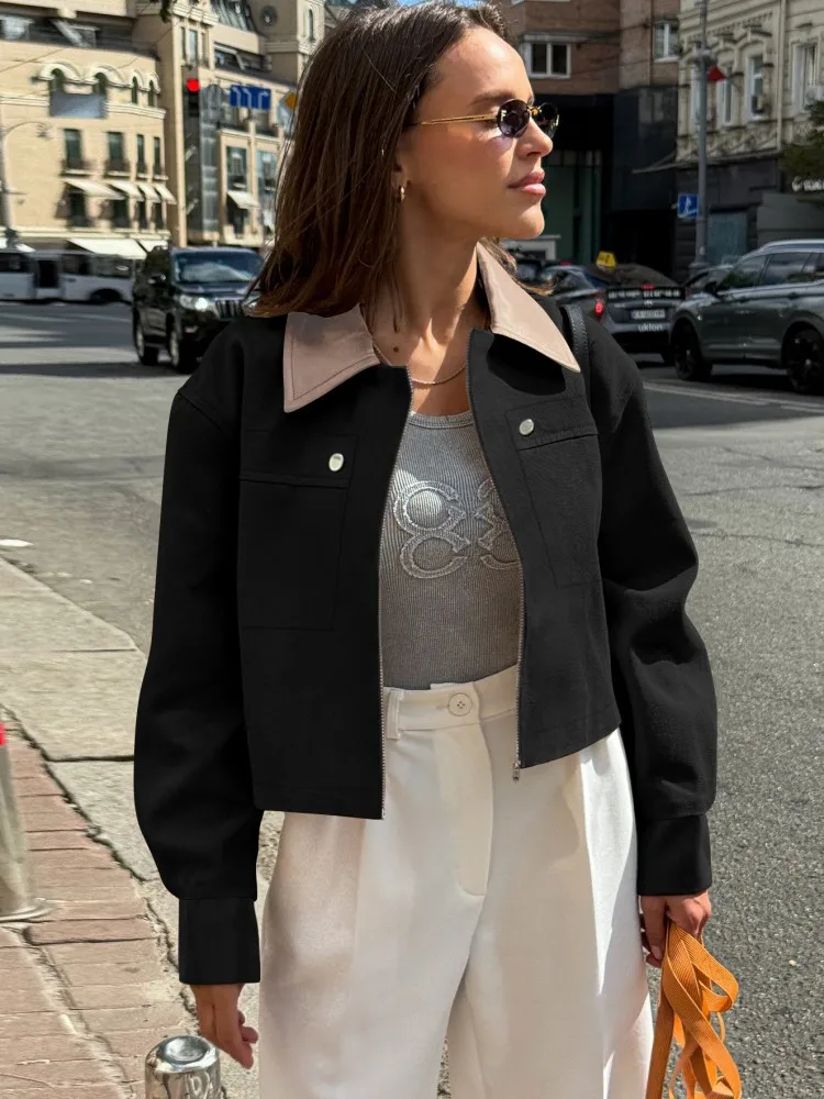 

2025 Winter Jacket Women Varsity Bomber Jackets For Women New In Coats And Jackets Woman Long Sleeve Women's Winter Jacket