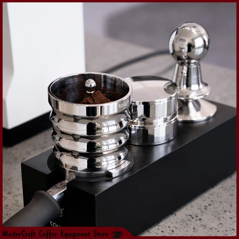 Tough Stainless Steel Coffee Dosing Cup 51Mm 53Mm 58Mm Volcano Coffee Powder Receiver For Espresso Barista Home Cafe Use
