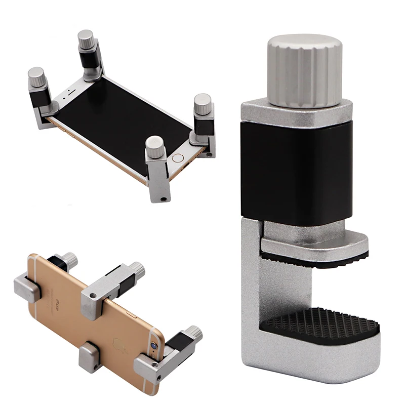 2/4Pcs Adjustable Alloy Clip Fixture Clamp Phone LCD Screen Fixing Fixture Clip Set Plastic Fastening Clamp for iPhone Huawei