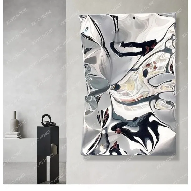 Light luxury, metal decorative painting  sales department, art gallery hanging painting