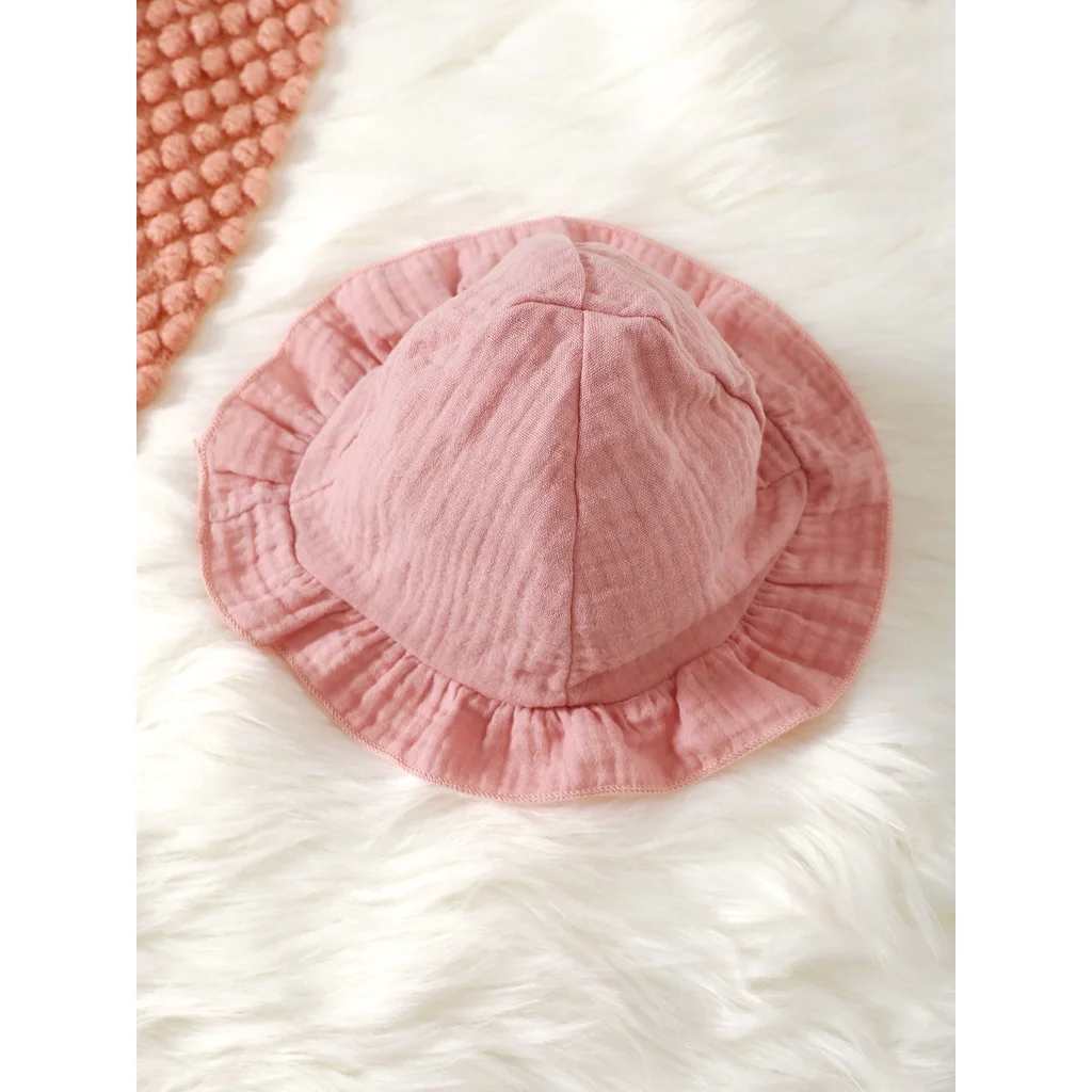 0-9 mesi Set di abbigliamento per bambina amore stampato manica lunga girocollo Top + pantaloni rosa + cappello 3 pezzi primavera e autunno Set di