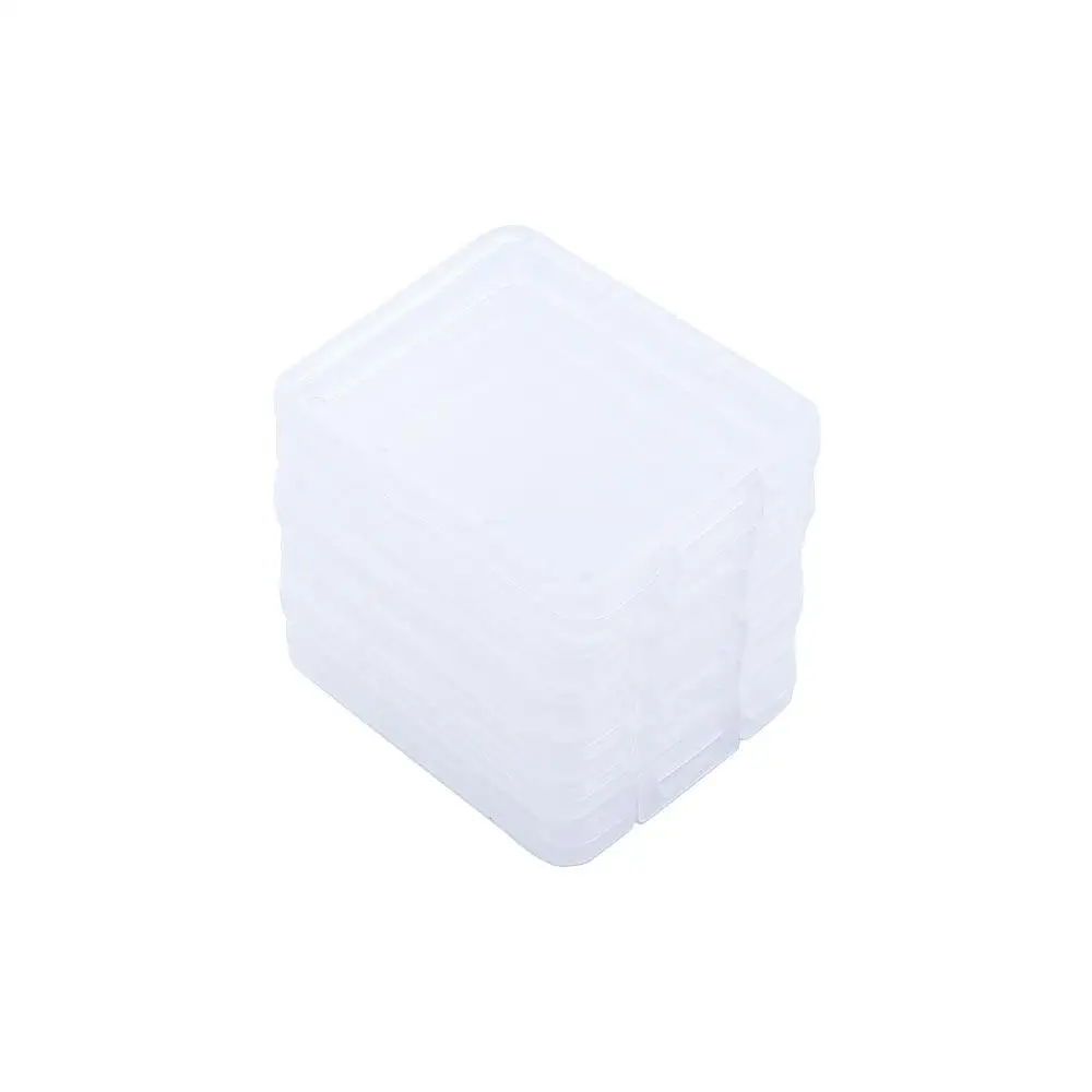 

Transparent Plastic Cards Accessories Portable Practical Protective Case SD Card Holder Memory Card Cases Memory Card Box