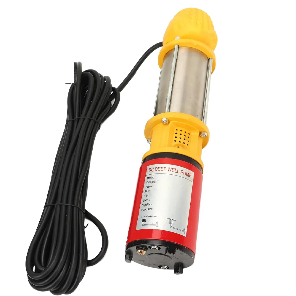 200W12V 300W24V 750W 48V Solar Brushless Water Pump With Built MPPT Function Solar PV Drilling Well Submersible Pump