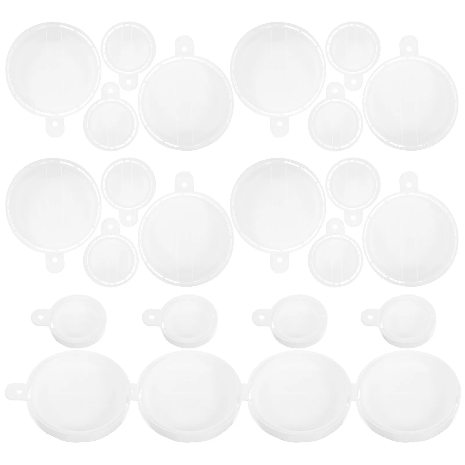 10 Sets Oil Drum Cover Coarse Thread Plastic Seal Caps Reusable Bung Lids for 200L Iron Barrel Storage Replacement Parts