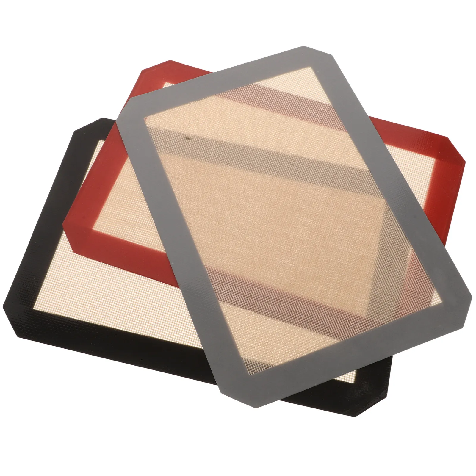 3 Pcs Cake Baking Mat Kitchen Nonstick Cookie Mats for Heat Resistant Multi Purpose