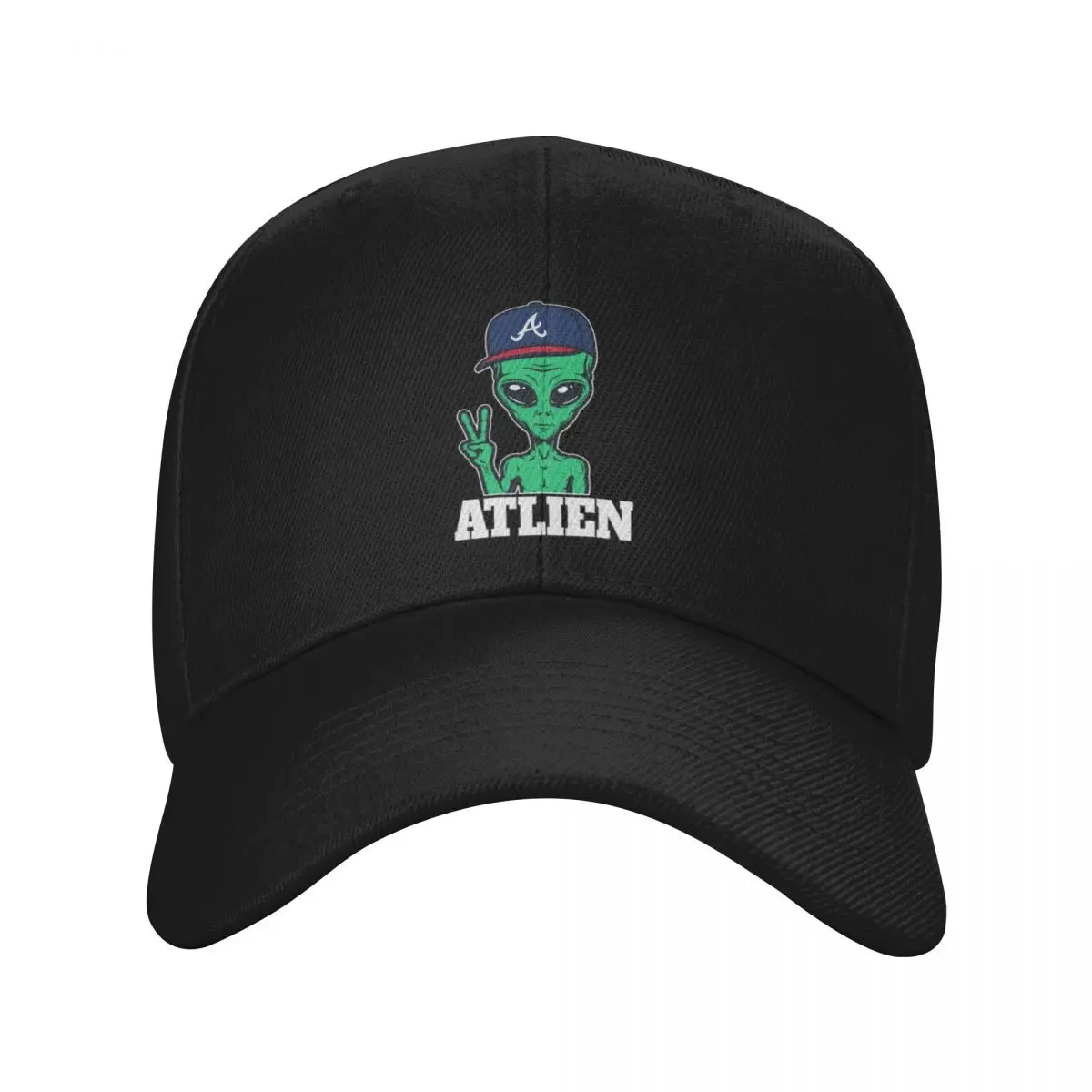 

Atlanta Green Atlien Baseball Cap |-F-| beach hat Beach Bag Vintage Women Caps Men's