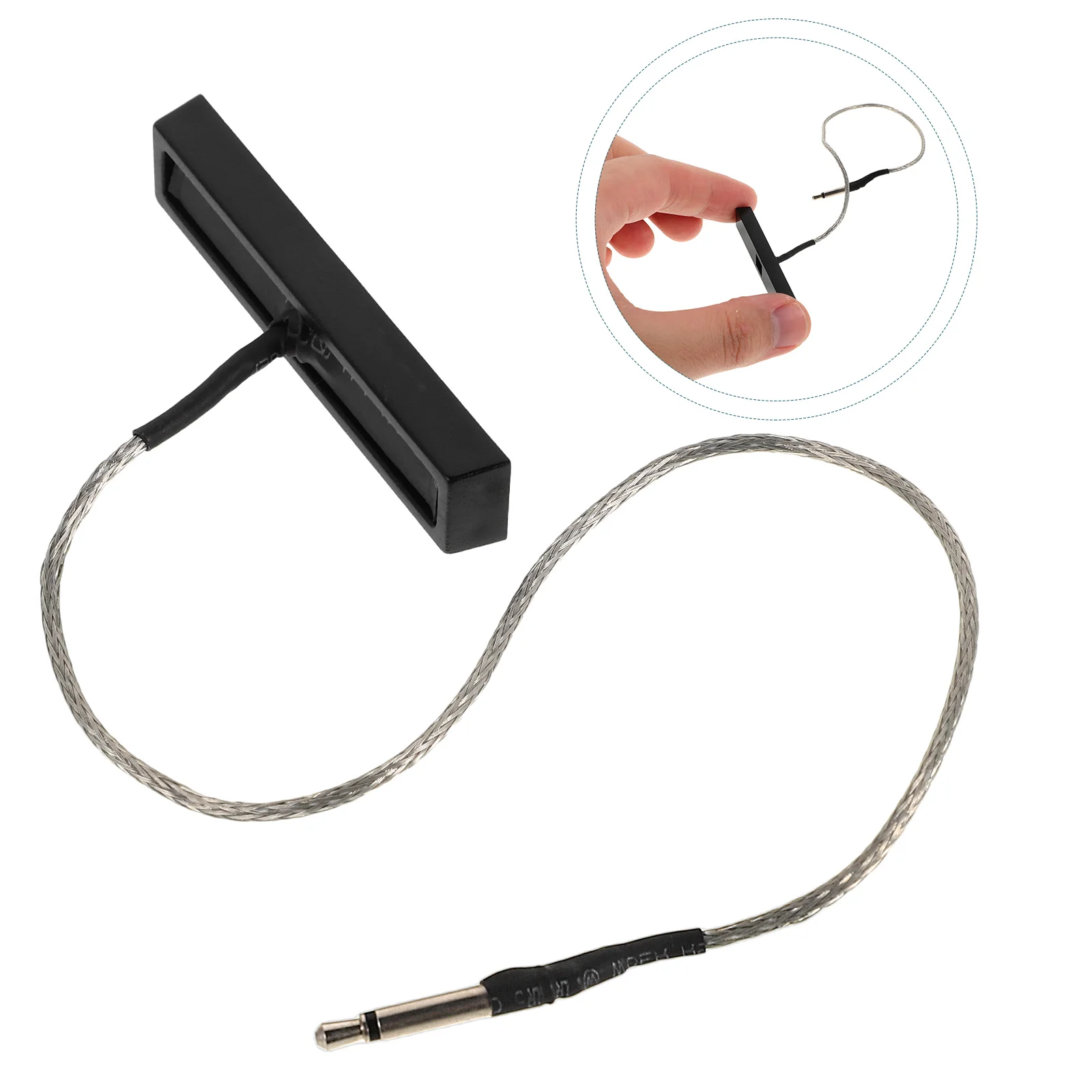 

Violin Pickup Classical Pickups Plug Strip Durable Musical Instrument Accessory Rubber Saddle