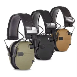 Shooting Ear Protection Safety Earmuffs Noise Reduction Slim Shooter Electronic Muffs Hearing Protector for Huning NRR23dB