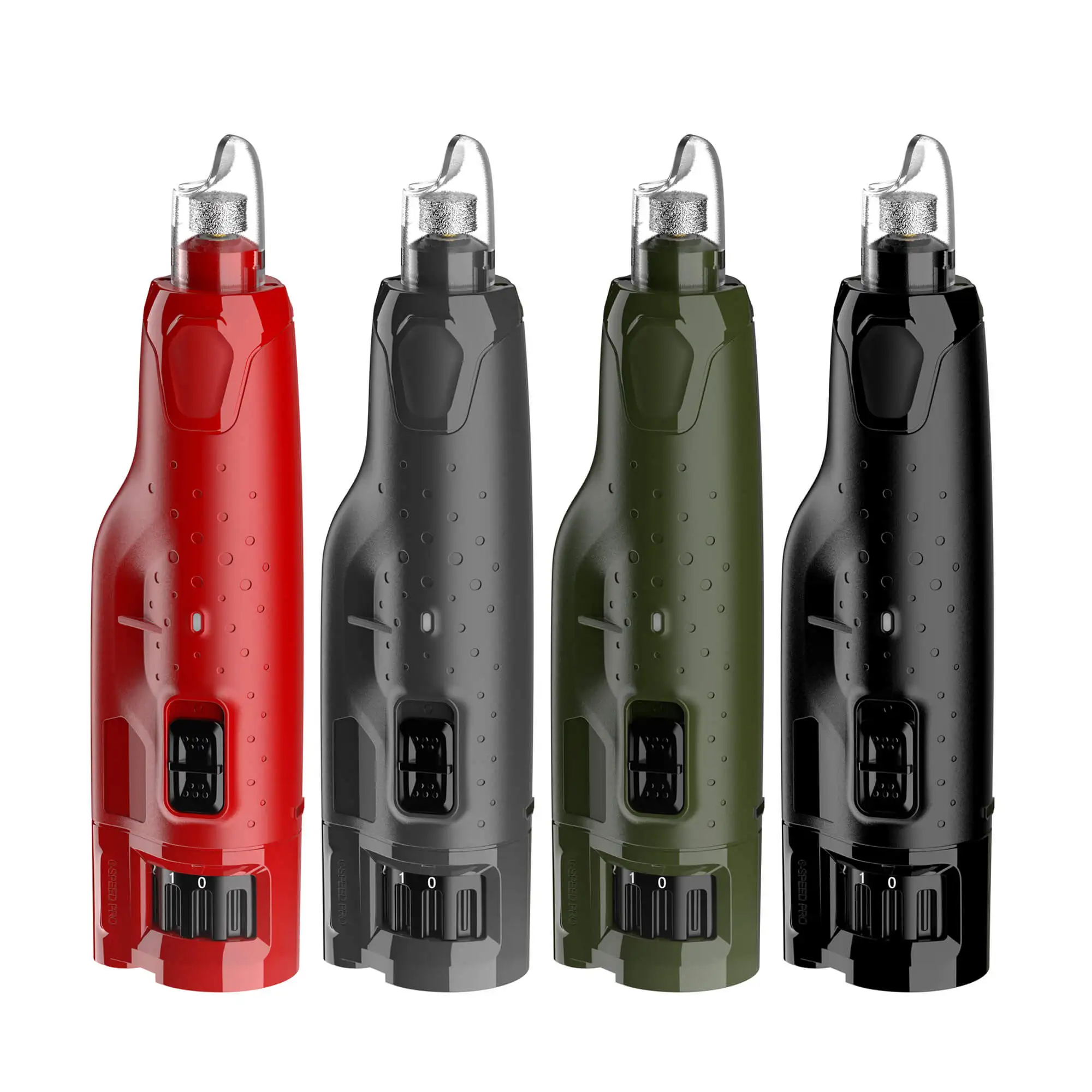 Petwant Rechargeable Electric Pet Dog Cat Nail Grinder 6-Speed 7000-12000RPM Quiet 3 Ports Trimmer & Grooming Tool