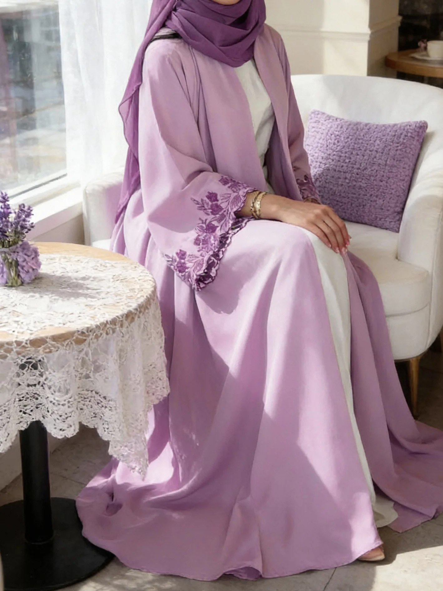 Dubai Abaya Damen Cardigan Nah – Embroidery Kaftan Bewertung und Preis
