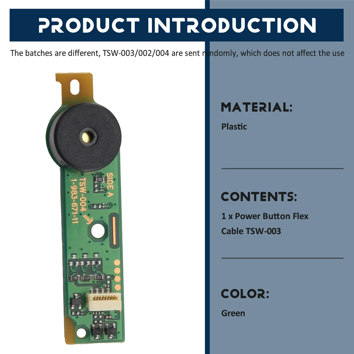 ¡Excelente! Placa de interruptor de botón de expulsión de encendido y apagado con Cable de repuesto para PS4 Slim CUH-21A y CUH-21B CUH-2115 TSW-003/002/004