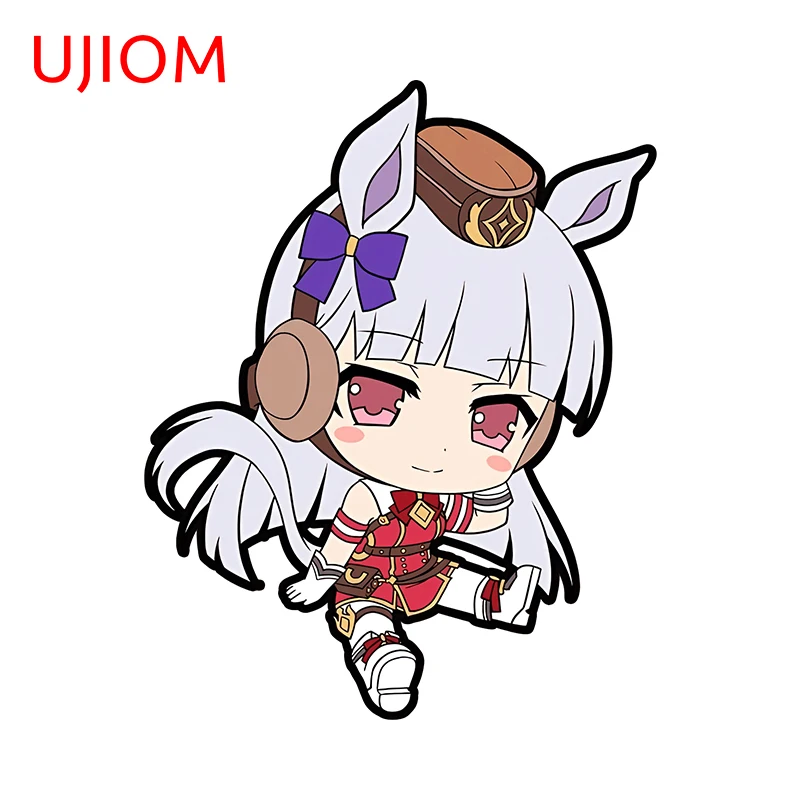 UJIOM Kawaii Furry Horse Girl Graffiti Wall Stickers Creative Amusing Kids Decoration Chambre Decals Dreamy Adhesive Wallpaper