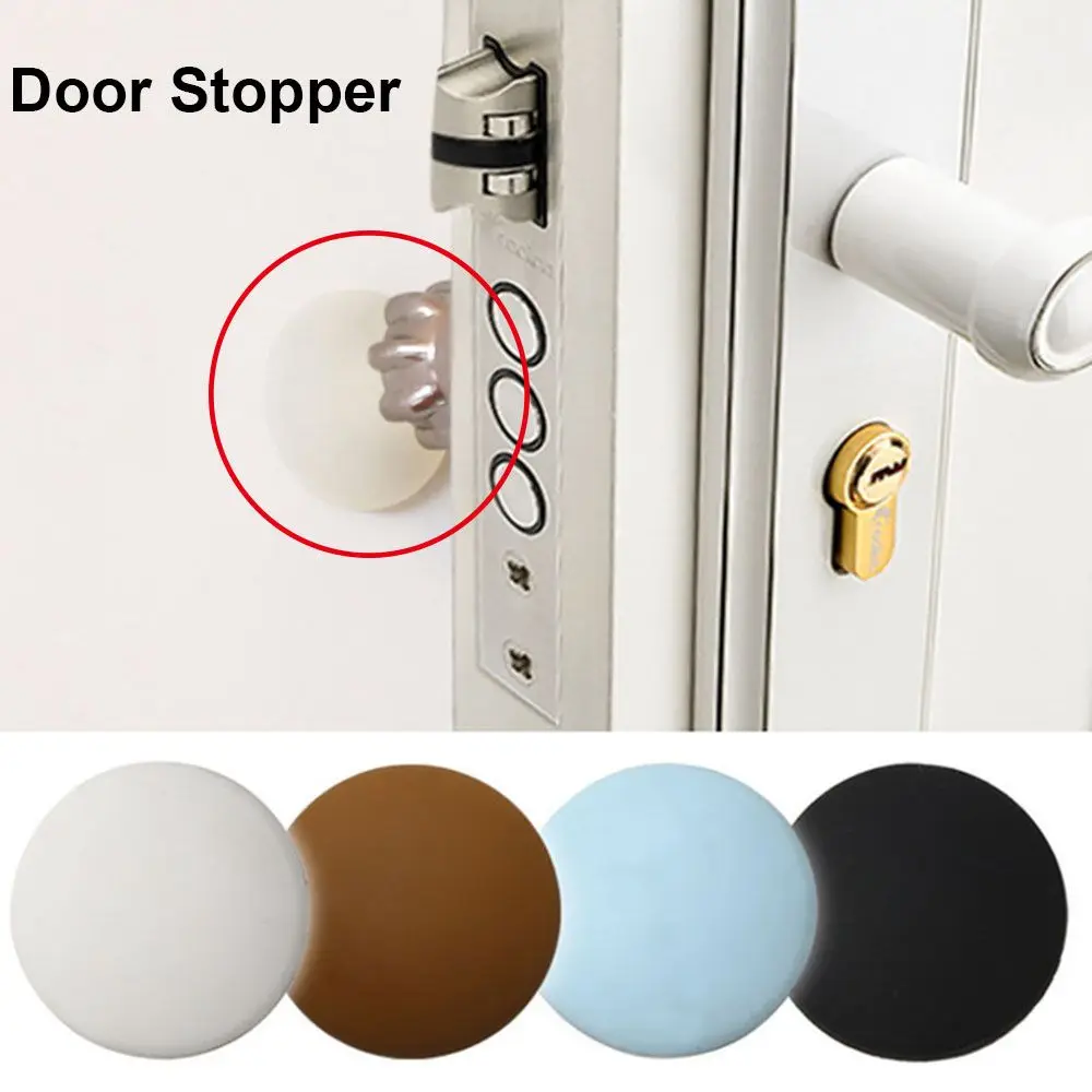 

1PCS Rubber Self Adhesive Door Stopper Wall Protectors Door Handle Bumpers Buffer Guard Stoppers Silencer Crash Pad