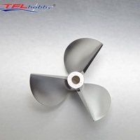 TFL Genuine Parts! Three-Bladed Propeller CNC  1.8 Dia=4.76mmThread pitch Hole Dia 48-55mm  Aluminium Propeller for RC boat