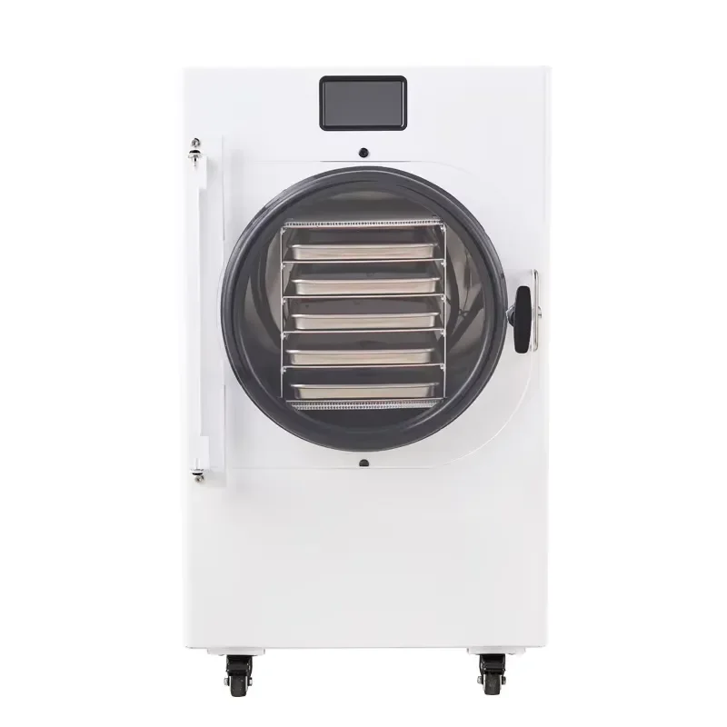 for Freeze Dryer Machine 6kg 5 Trays 110V White Automatic Vacuum Food Dehydrator Home Use Fruit Meat Vegetable Processing
