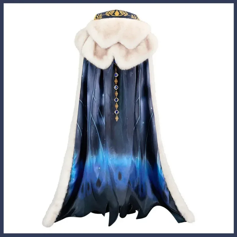 لعبة الهوية الخامس ألفا لورينز الناسك مدير تأثيري حلي معطف الشتاء عباءة موحدة شعر مستعار عيد الميلاد كرنفال مجموعة