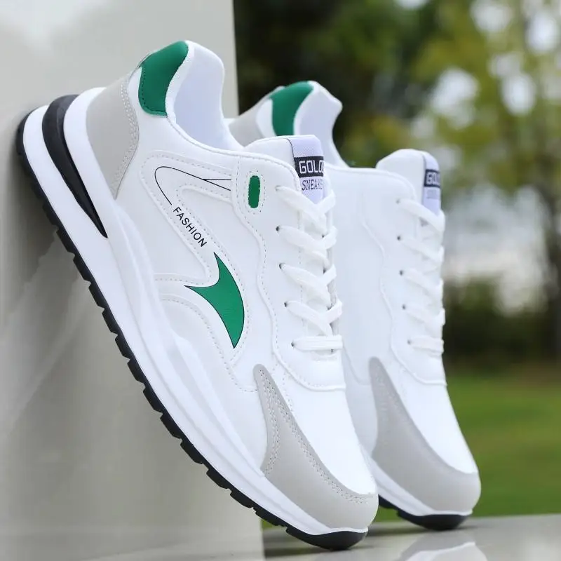 

Men's Fall Winter Waterproof Leather Surface Shoes Warm Fleece Lined Sports Shoes Soft Bottom Casual Running Shoes Cotton Shoes