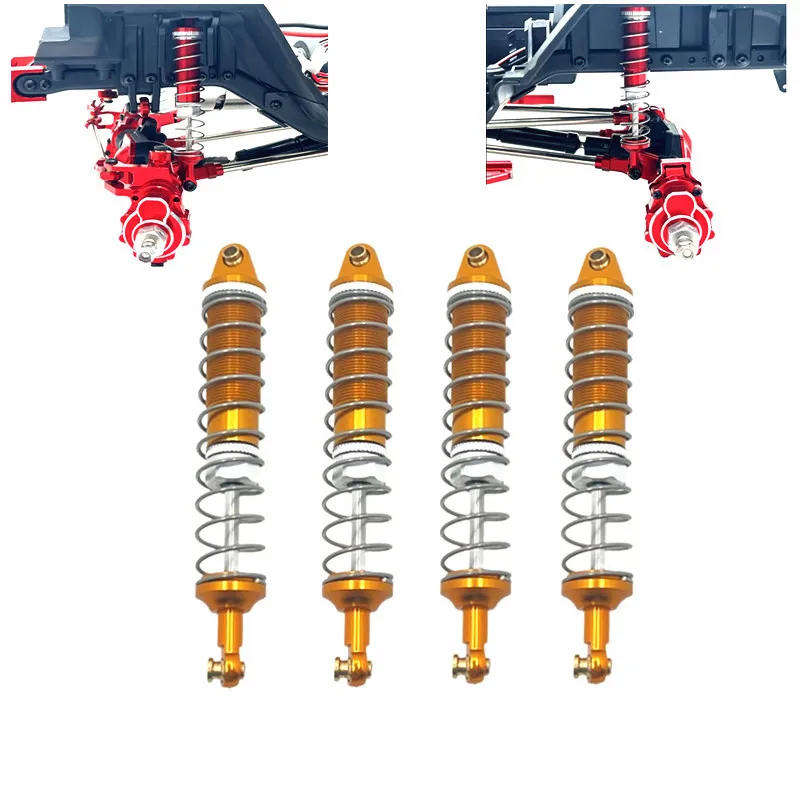 Ammortizzatore idraulico di aggiornamento in metallo per WLtoys 1/10 104006 104010 104020 104026   Parti di automobili RC