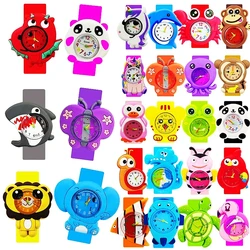 2024 New Cartoon Children Watches Cute Various Animals Toys Baby Bracelet Girls Boys Kids Digital Electronics Watches Clock Gift