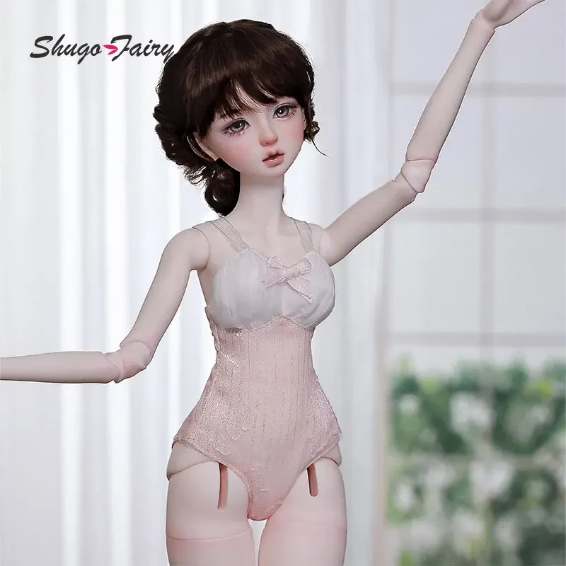 ShugaFairy Ballerina Perla BJD Doll 1/4  シュガーフェアリー ベレリーナパール BJD ドール 1/4 バリ 現代可動関節フルセット アニメコスチュームデザイナー ブライス 再生ファッションドール