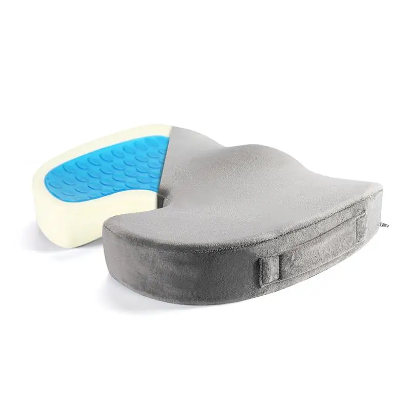 Lianda Gel Cushion Seat Portable Light Coccyx Cooling Pressure Relief Memory Foam Seat Cushion High Density Car Seat Cushion