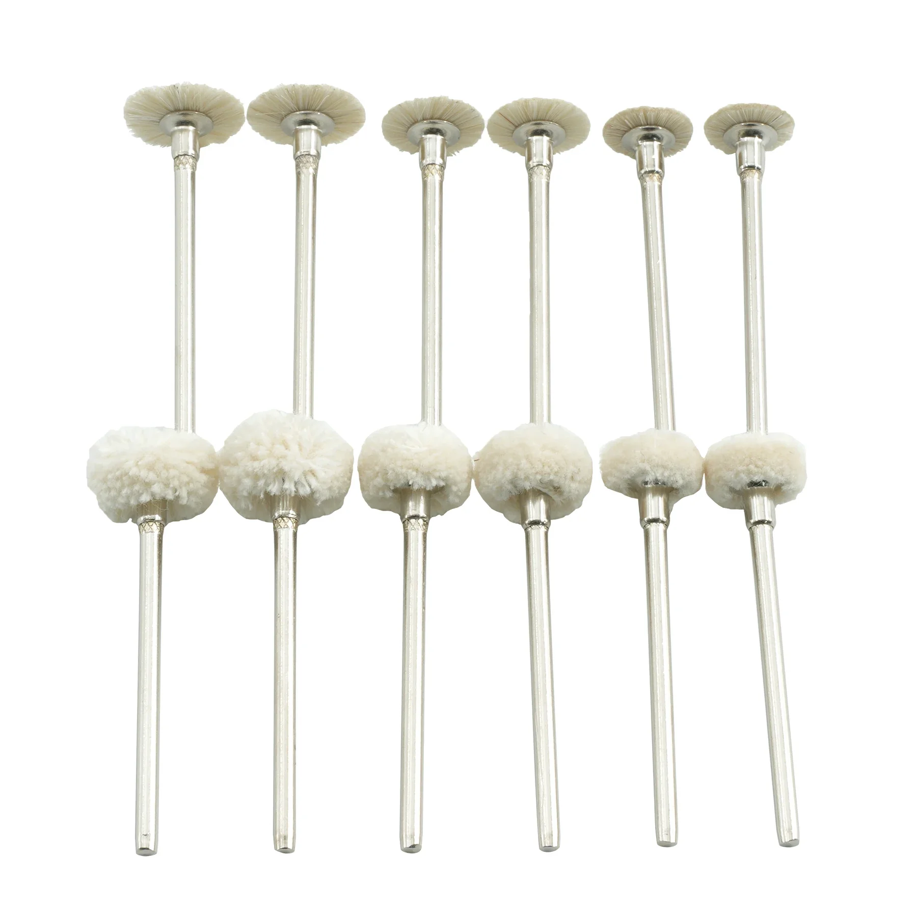 Dental Laboratory Polishing Drill Brush Weel Cotton Laboratorio Materials Rotary Tools Low Speed HP Shank 10mm 12mm 14mm