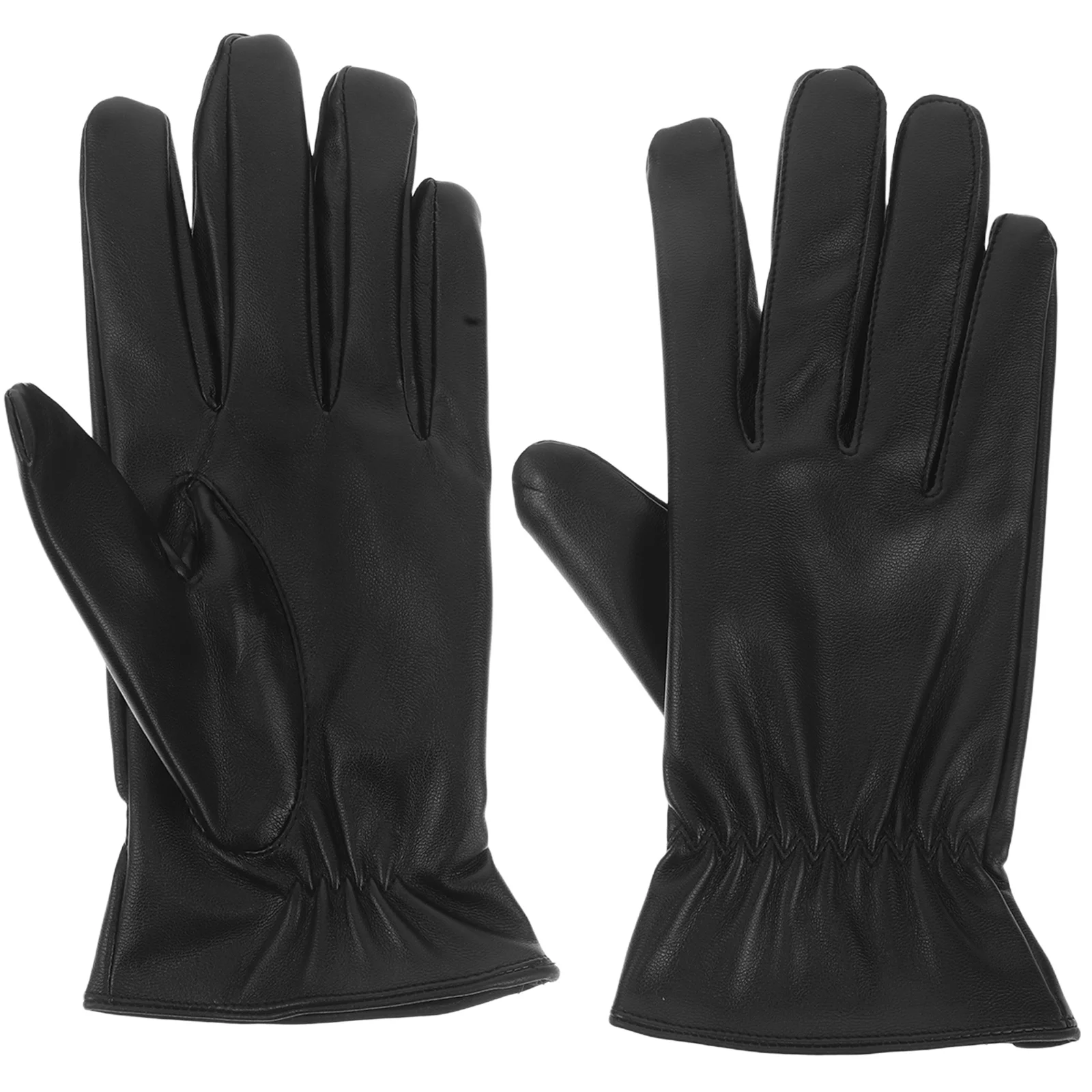 Gloves Thermal Touchscreen Women Motorcycle Black Artificial Cycling for Miss