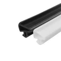 5M PK Type Plastic Steel Door Window Sealing Strip Inner Outer Window Sealing Strip Silicone Insulation Windproof Rubber Strip