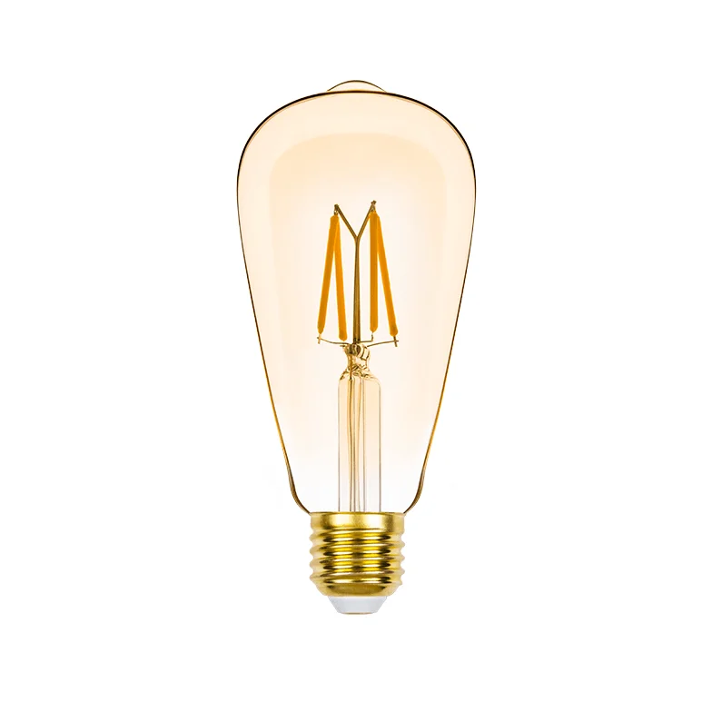 LED Lamp ST64 Dimerizavel Filament Vintage E27 2400K 4,5W 127V - Stella STH8271/24