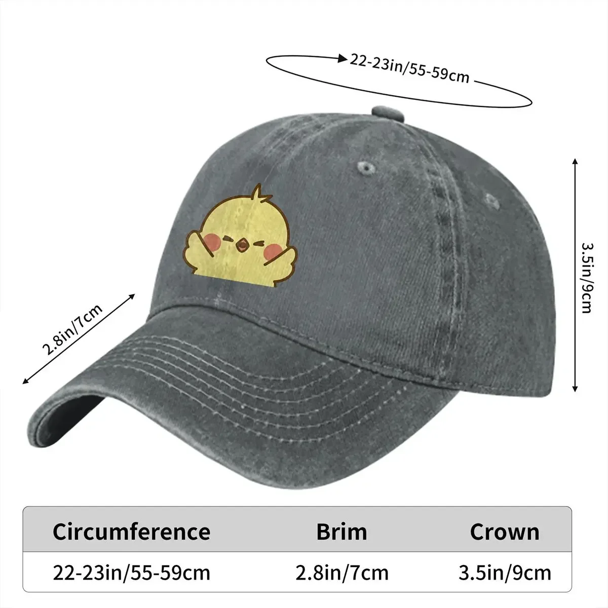 Ye Baseball Caps Peaked Cap Duck Emotion Sun Shade Hats for Men Women