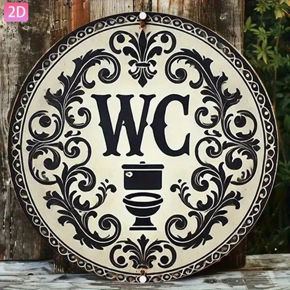 Vintage Metal Wall Sign Retro Aluminum Art for Home Cafe Bar Outdoor Decor – 20x30cm Rustproof Antique Look Wall Plaque for Livi