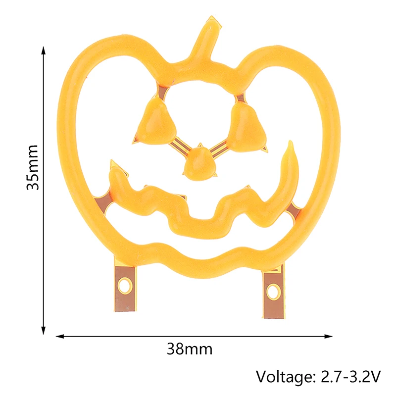 DIY Bulb Accessories 3V LED Edison Flexible Halloween Pumpkin Filament Candle Diode Holiday Party Atmosphere Decoration Light