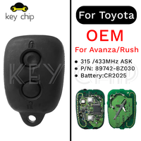 2btn Remote For Avanza/Rush 315 /433MHz ASK P/N: 89742-BZ030