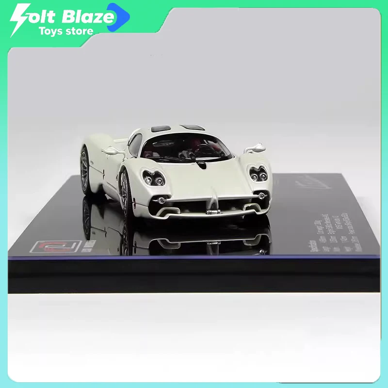 

LCD 1/43 Pagani Utopia Full-Open Diecast Supercar Car Model Simulation Collectible Cars Room Display Ornament Models Boy Gifts