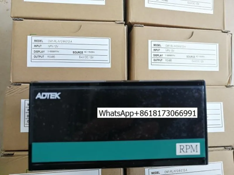 New ADTEK Communication Tachometer CM1-RL-N12-8-E12-A, Pulse Signal Input