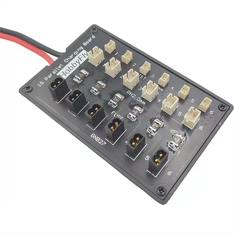 Smart-1S 6 Series แบตเตอรี่บอร์ดชาร์จแบบขนานการป้องกันการลัดวงจรในตัวรองรับเครื่องชาร์จ Lipo Balance ส่วนใหญ่