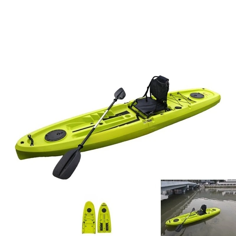 

Chinese factory price New detachable kayak fishing play lake sitting on top fishing kayak for one person to use on the lake