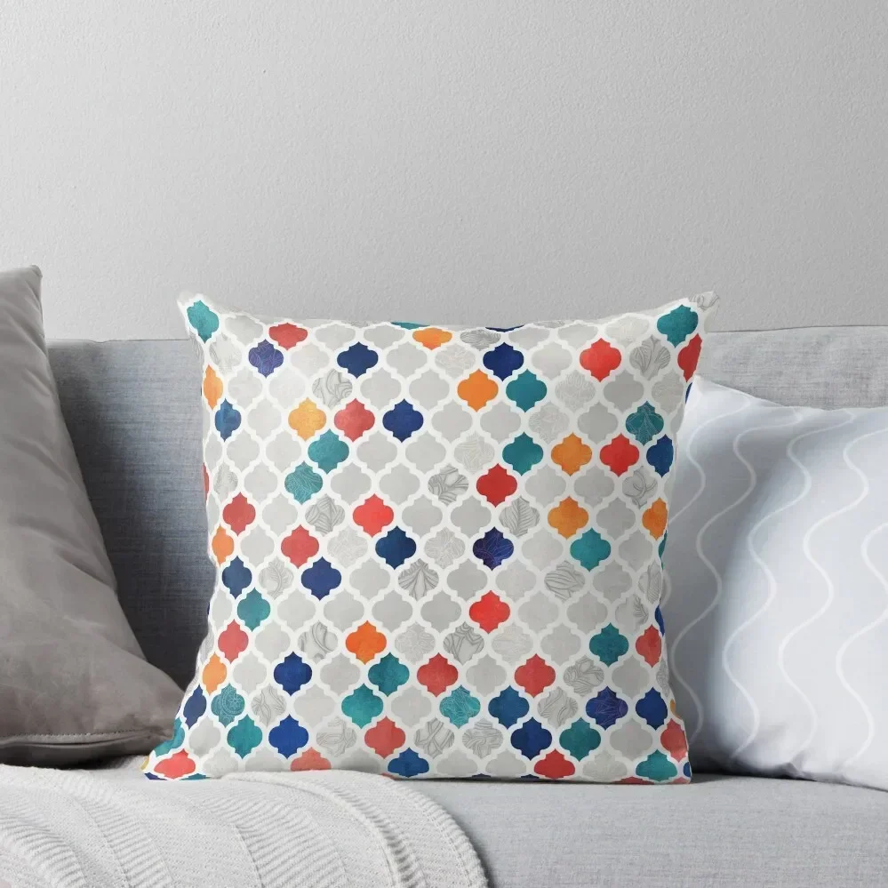

Sea & Spice Moroccan Pattern Throw Pillow Sofa Cushion Couch Pillows Cushion Cover Set pillow