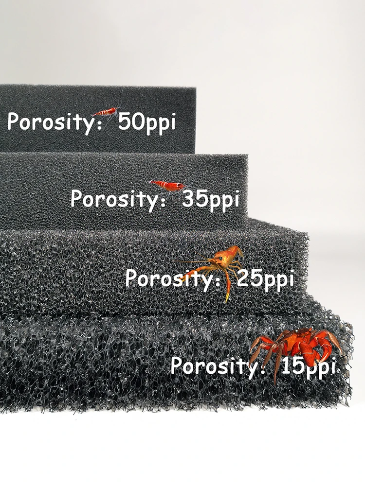 15/25/35/50PPI Aquarium Spons Filter Pad, Bio Filter Media Schuim Spons, op maat gesneden Schuim Filter Accessoires voor Aquarium Vijver - afbeelding 2