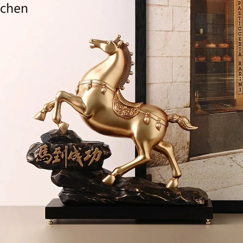 I-28  Instant Success Creative Horse Ornament Office Wine Cabinet Decoration