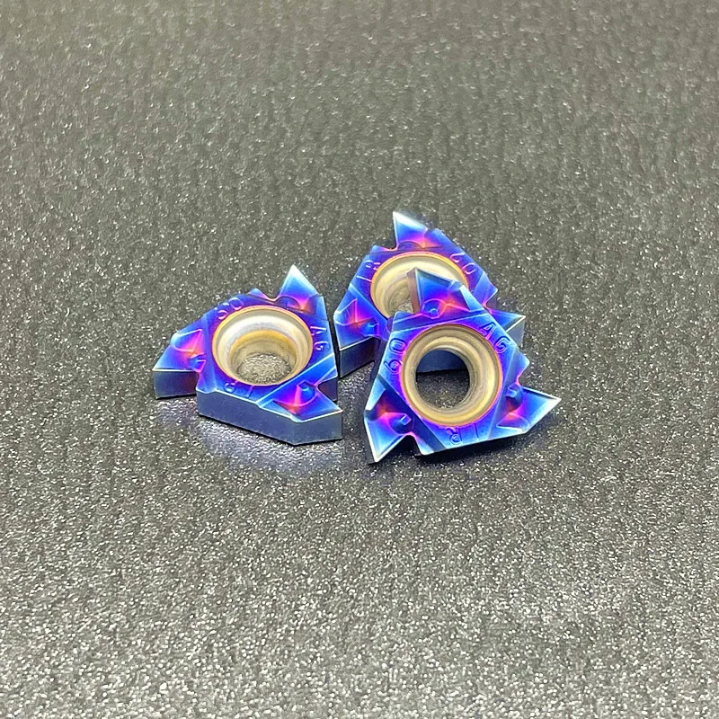 MMT16ER AG60-S MMT16IR AG60-S High quality nano blue thread insert cemented carbide blade CNC tool blade 16ER 16IR AG60