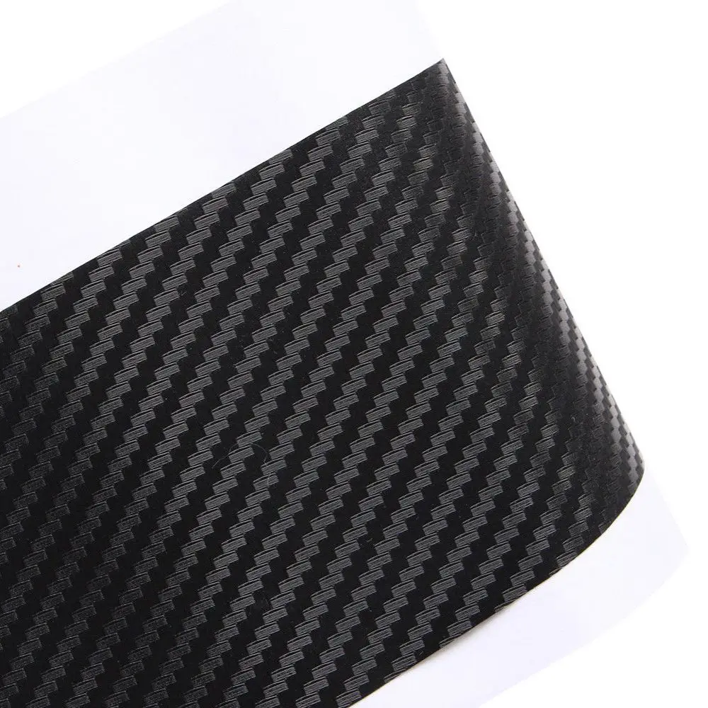 Practical Universal Protector Anti Scratch Sill Scuff Cover Car Plate Sticker Trunk Protection Strip 3D Carbon Fiber Nice