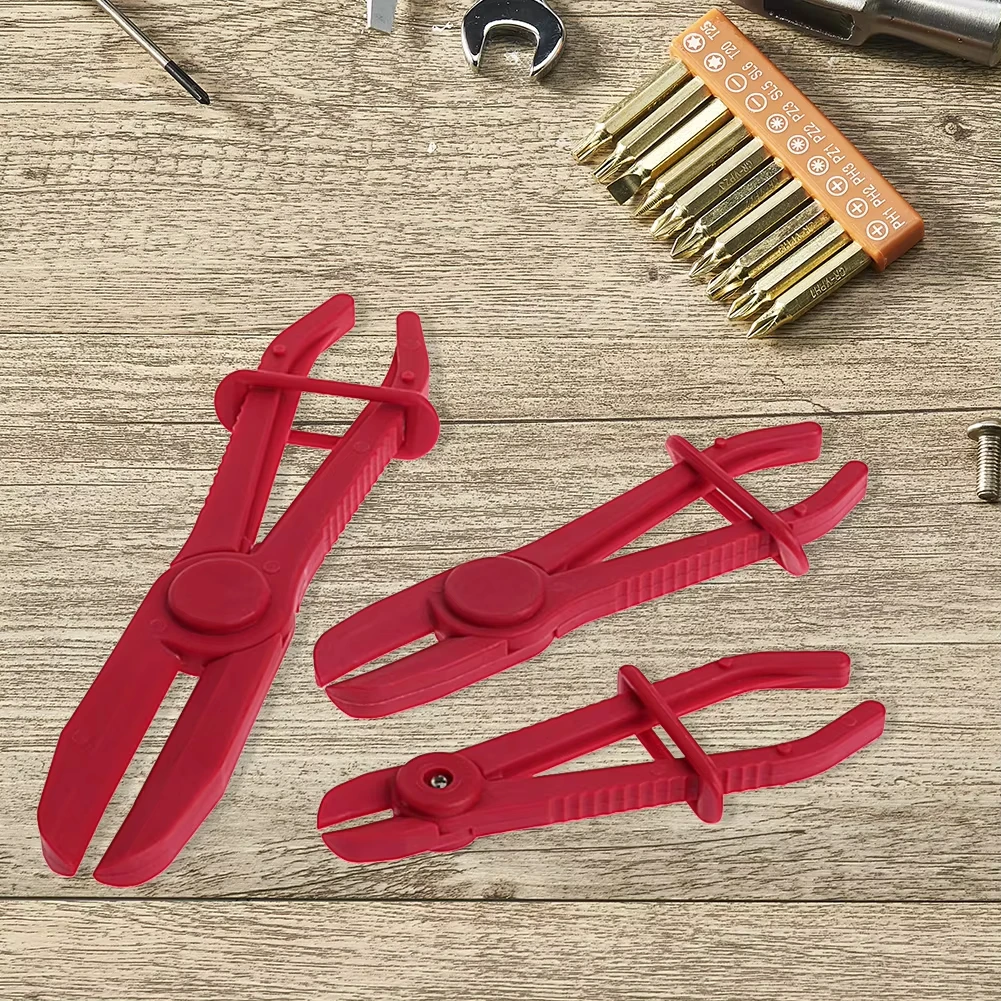 3Pcs/Set Hose Tube Clamp Pliers Tool Brake Fuel Water Line Clamp Pliers for Car Repair Hose Clamp Removal Hand Tool - view 6