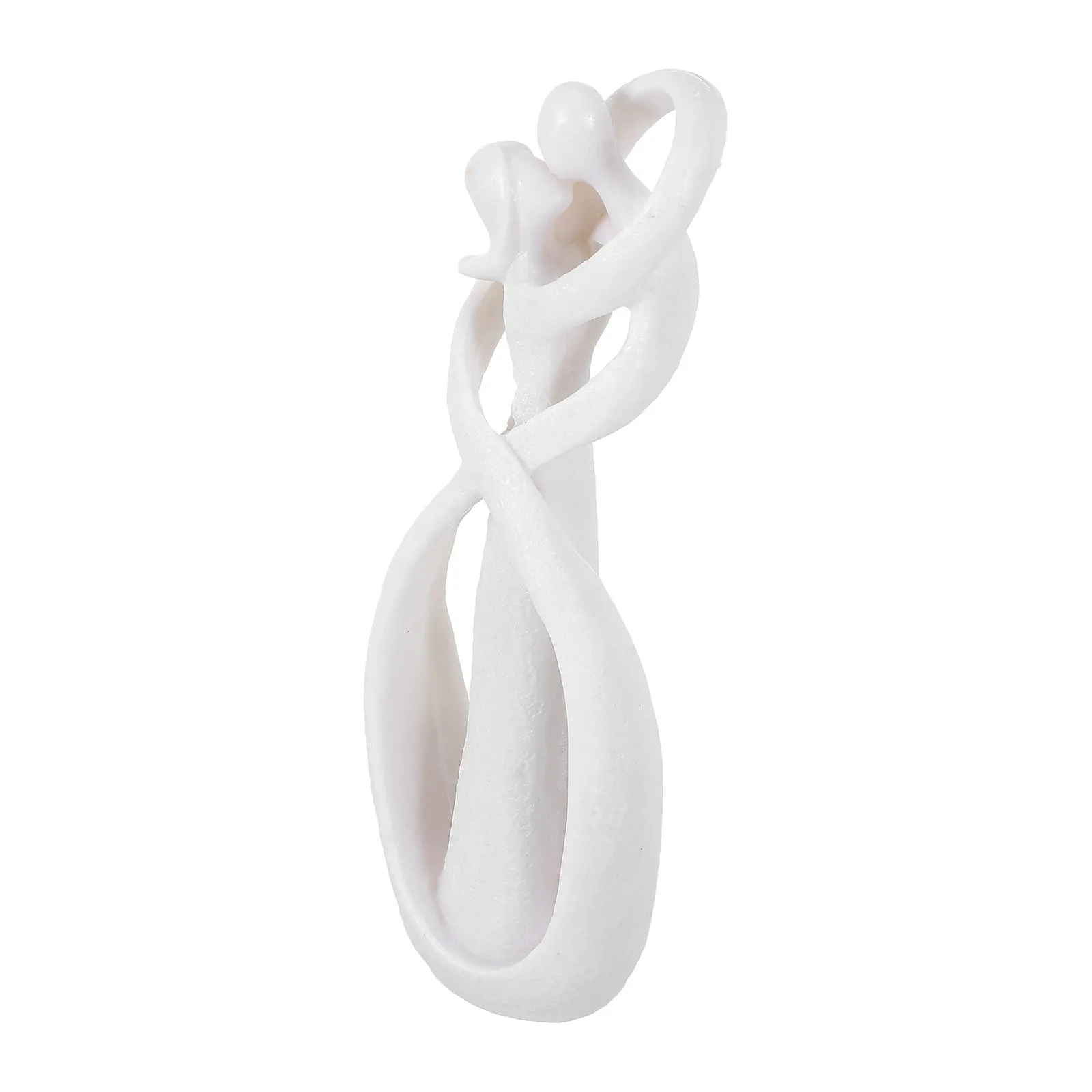 Couple Hug Resin Sculpture Handmade Sandstone Character Decoration Home Office Wedding Party Gift Romantic Abstract Craft Resin