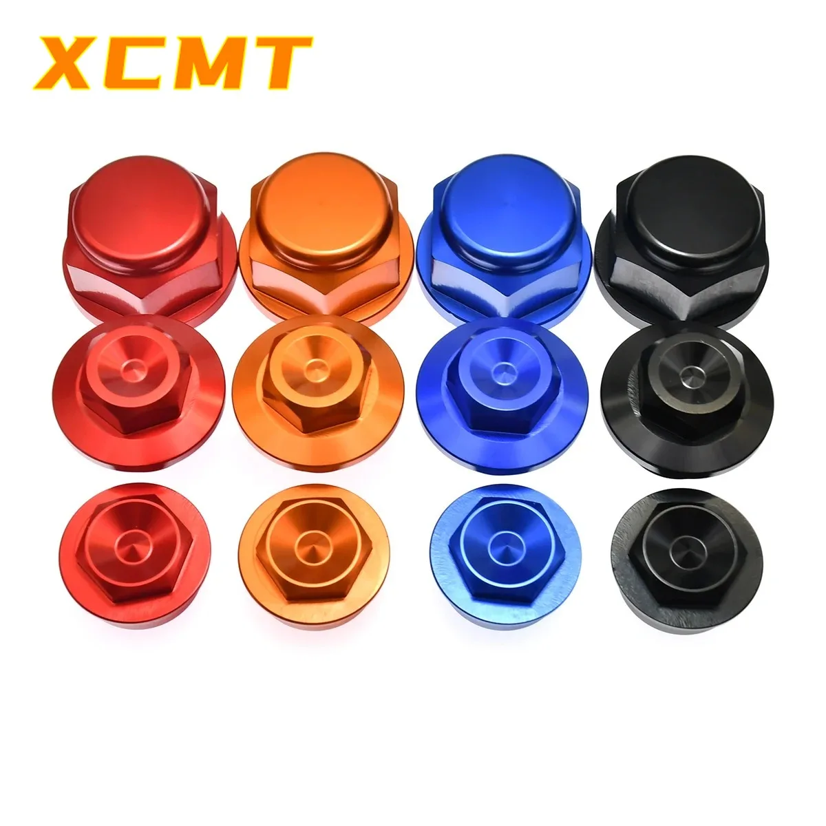 CNC Front Rear Wheel Lock Nut Bolt Rear Chain Adjuster Axle Block Wheel Axle Nut Cocer For KTM Husqvarna GasGas EXC XCW TE FE EC