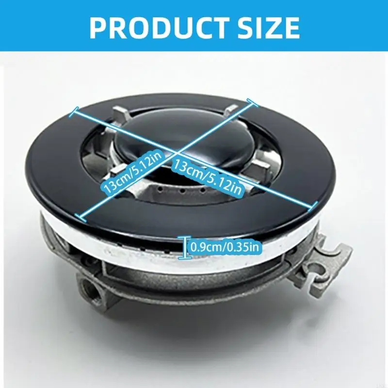 L8RE Cooker Hat تعيين شعلات الأدوات العملية و Crotts و Caps Flame مجموعة غطاء اللهب أغطية المدى المعدني مجموعة للموقد