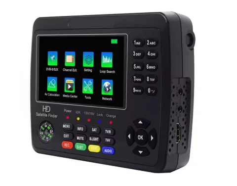 iBravebox V10 Finder Max+ Digital Satellite Finder Meter 4.3Inch LCD Screen DVB-S2+CCTV+8MP AHD Sat Signal Finder Meter