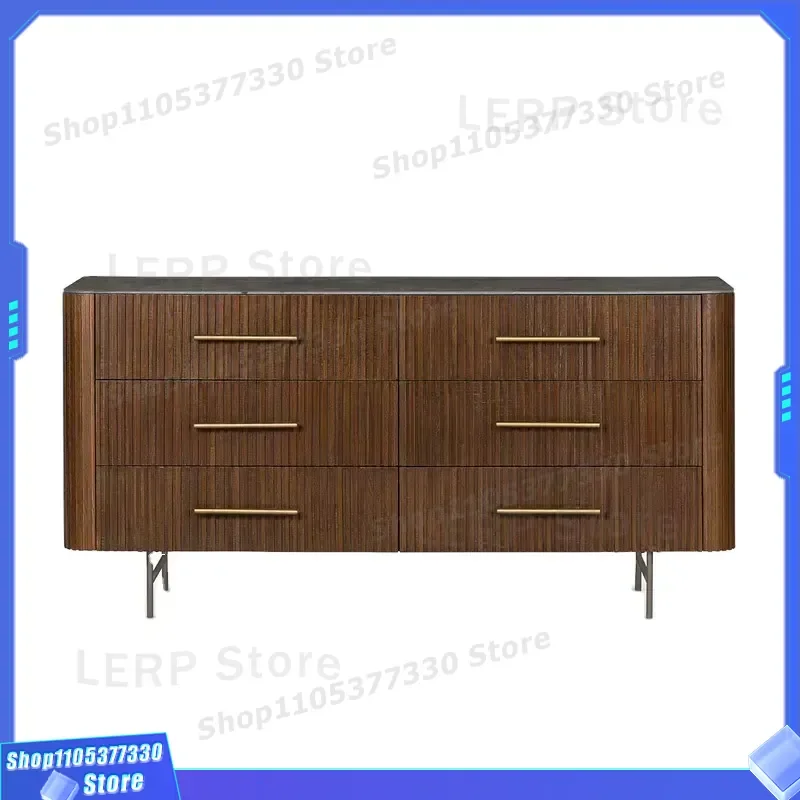 American Style Luxury Chest of Drawers High End Bedroom Dresser Decorative Storage Locker Furniture for Home Organization