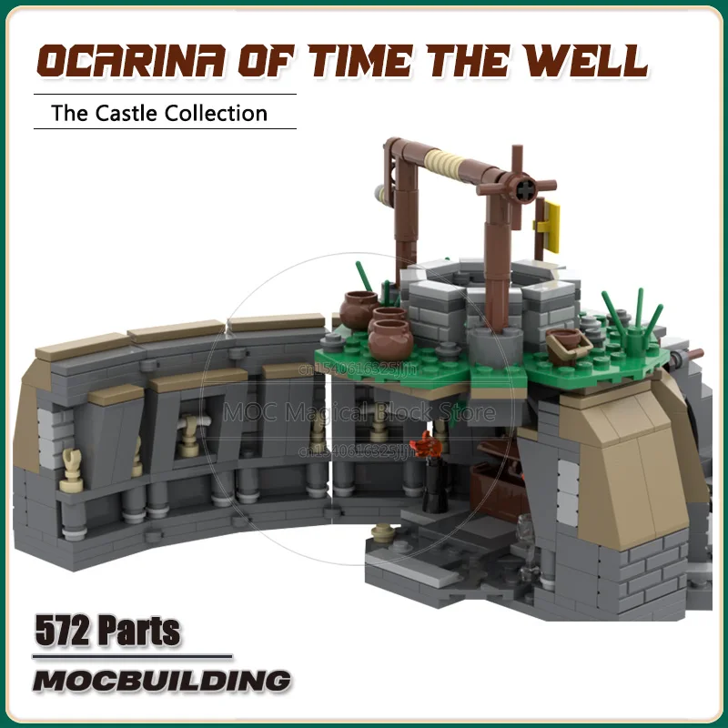 Zeit Der Brunnen Moc Bausteine Burg Serie Architektur Technologie Ziegel DIY Montage Sammlung Display Spielzeug Weihnachten Geschenke